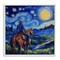 Stupell Industries Starry Night Cowboy Framed Giclee, design by Tina LeCour